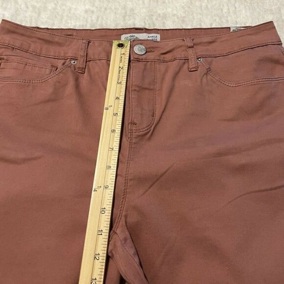 Royalty For Me Tan Womens Ankle High Rise Stretch Pants Size 16 - Picture 11 of 12